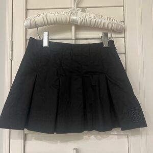 Like new girl’s Burberry pleated black skirt